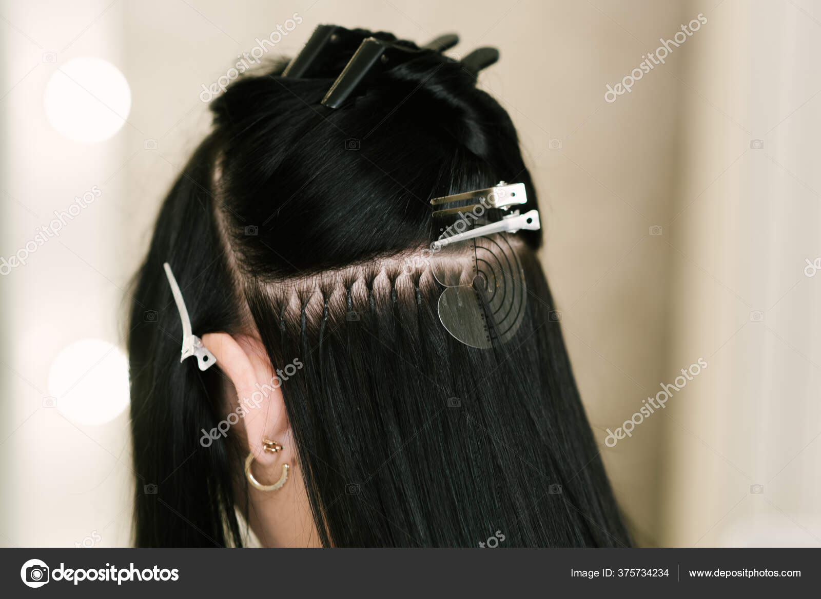 Hairdresser Does Hair Extensions Young Girl Beauty Salon Professional Hair Stock Photo by © 375734234 Hairdresser Does Hair Extensions Young Girl Beauty Salon Professional Hair Stock Photo by © 375734234