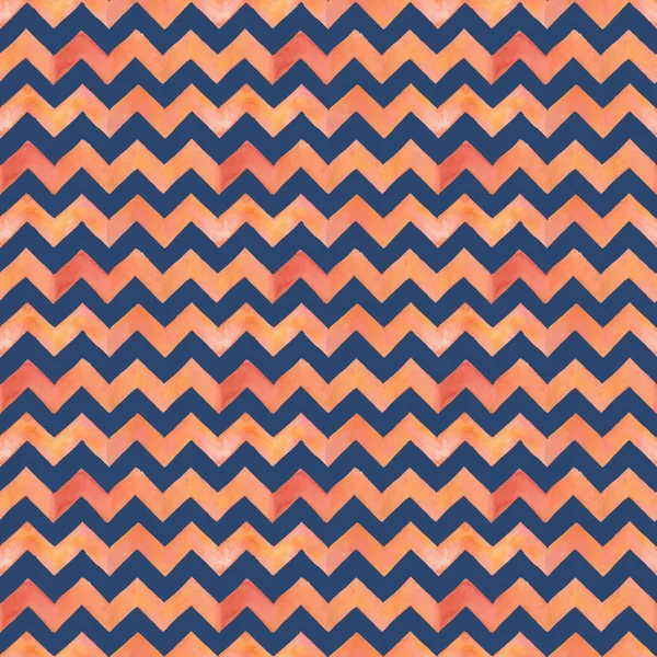 Suluboya el çekilmiş zikzak desen. Arka plan, duvar kağıdı, tekstil, ambalaj kağıdı zikzak çizgiler ile Seamless Modeli.