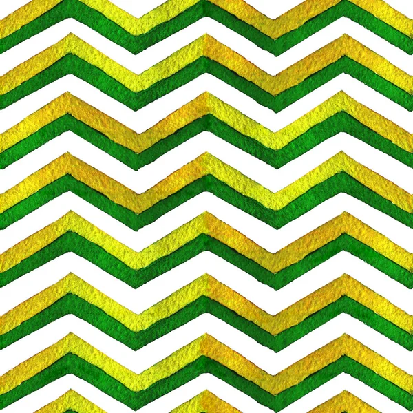 Suluboya el çekilmiş zikzak desen. Beyaz arka plan üzerinde izole soyut suluboya geometrik desen. Arka plan, duvar kağıdı, tekstil, ambalaj kağıdı zikzak çizgiler ile Seamless Modeli.