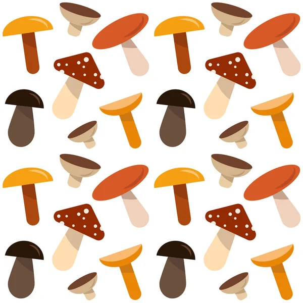 Padrão de cogumelos — Vetor de Stock
