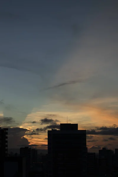 サンパウロ ブラジルの美しい夕焼け — ストック写真