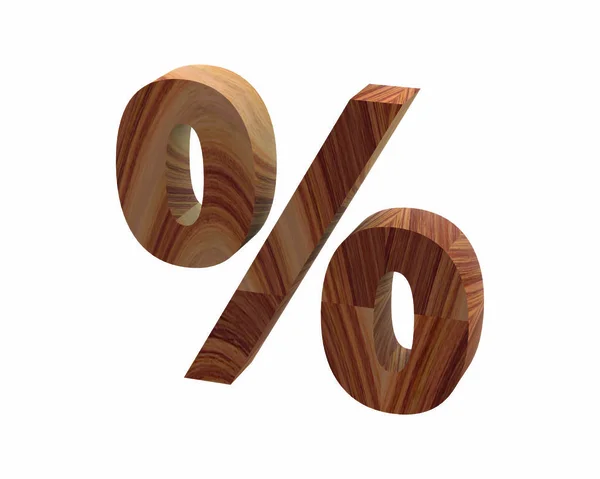 Wood Alt37 font Rendering 3D — Foto Stock