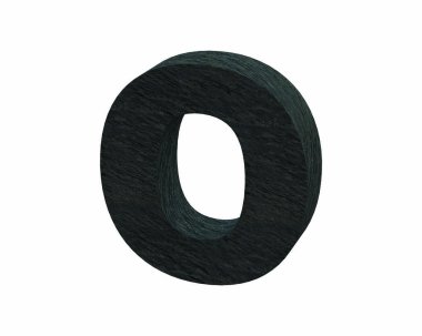 Yazı tipi taş küçük o 3d render kayrak