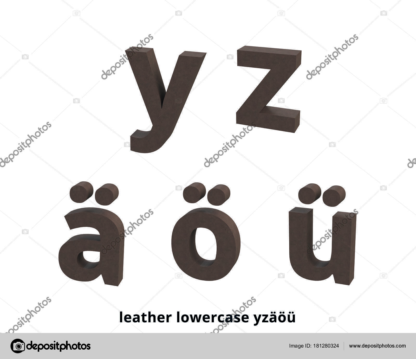 Font Leather Lowercase Y Z A O U 3d Render Stock Photo Image By C Dhz Ontwerpen Hotmail Com