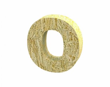 Yazı tipi odaklı Strand Board küçük o render