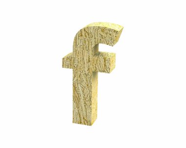 Yazı tipi odaklı Strand Board küçük harf f render