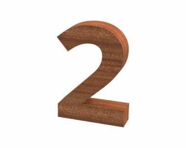 Maun sayı 2 render cilalı yazı tipi