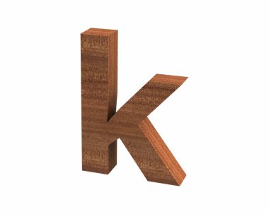 Maun küçük k render cilalı yazı tipi