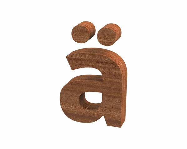 Особый символ шрифта из красного дерева ALT0228 — стоковое фото