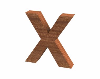 Maun büyük X cilalı font render