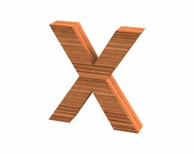 Ceviz büyük X cilalı font render