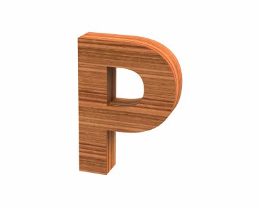 Ceviz büyük P cilalı font render