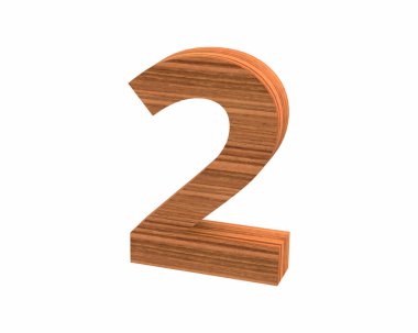 Ceviz 2 numaralı render cilalı yazı tipi