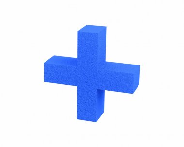 Yazı tipi plastik büyük Kıvılcım aşındırma mavi özel karakter Alt43 yeniden