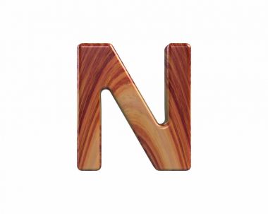 Yazı tipi saten bitmiş rosewood endgrain sermaye N render