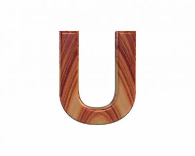 Yazı tipi saten bitmiş rosewood endgrain sermaye U render