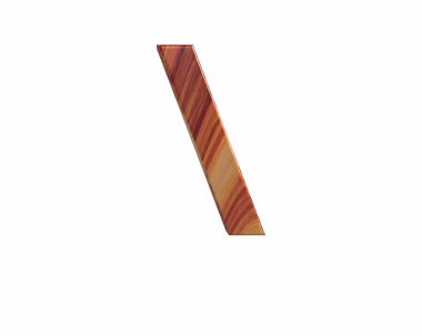 Yazı tipi saten bitmiş rosewood endgrain özel karakter Alt92 yeniden