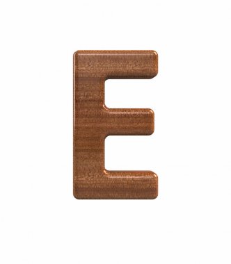 Yazı tipi cilalı maun sermaye E render