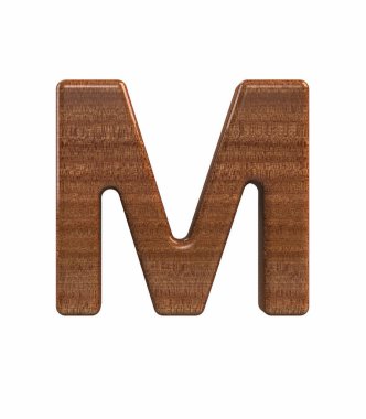 Maun büyük M parlak yazı tipi oluşturma