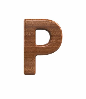 Yazı tipi cilalı maun sermaye P render