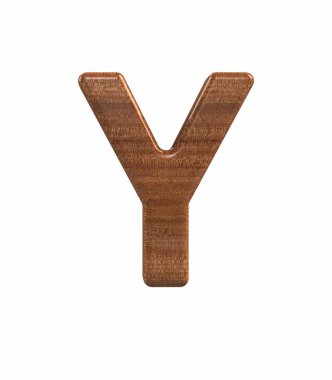 Yazı tipi cilalı maun sermaye Y render