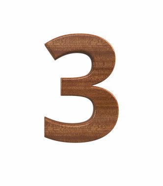 Maun sayısı 3 render cilalı yazı tipi