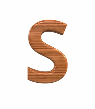 Ceviz büyük S cilalı font render