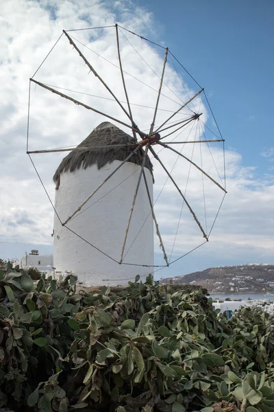 LOCA szélmalom, Mykonos (Görögország) — Stock Fotó