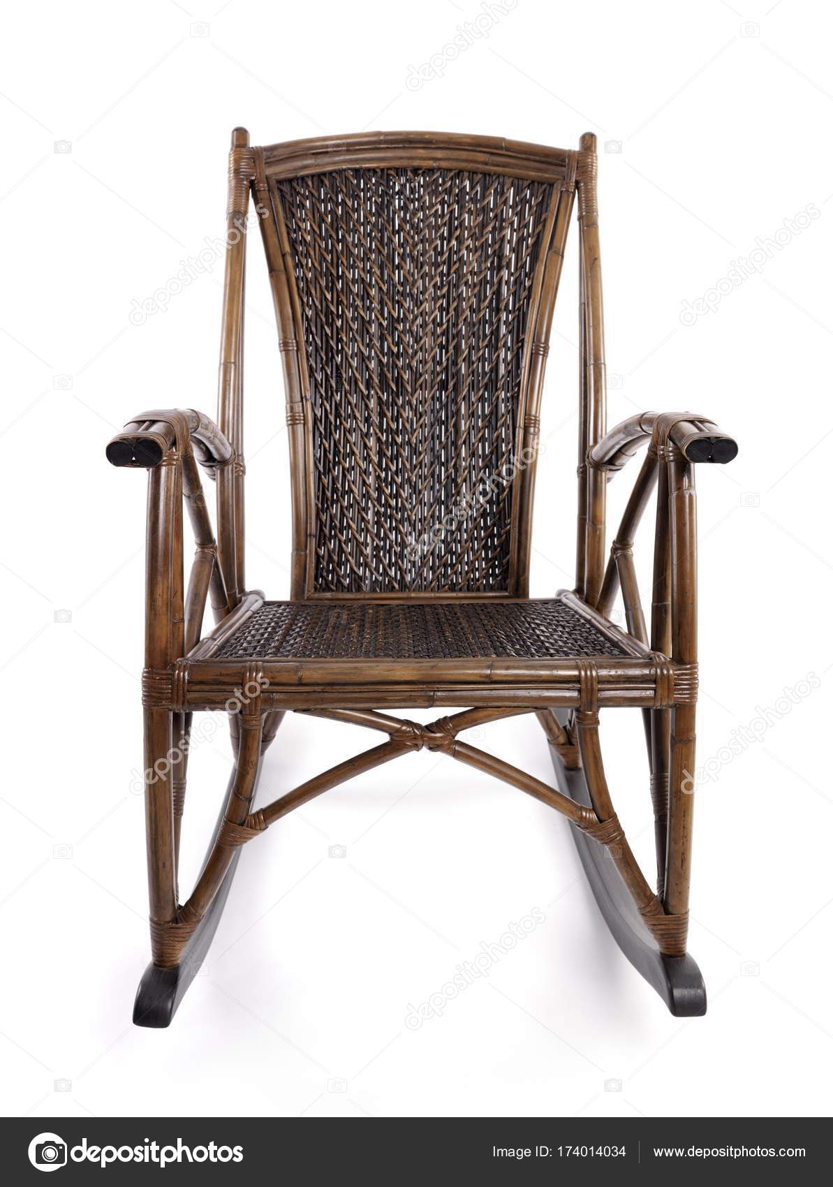 Antique Bamboo Wicker Rocking Chair Stock Photo Antique Bamboo Wicker Rocking Chair Photo By Imagebrokermicrostock