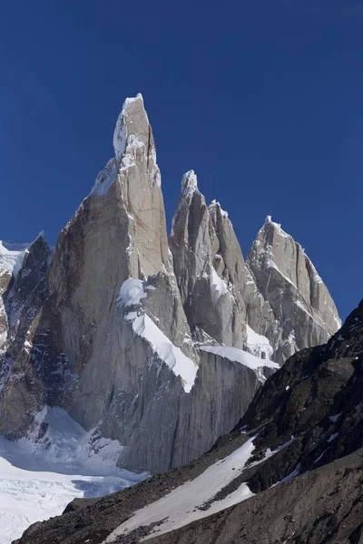 Cerro Torre Dağ 3133 Los Glaciares Milli Parkı Patagonia Arjantin — Stok fotoğraf