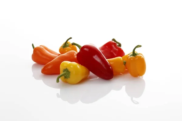 Sweet Peppers Capsicum Nine Bell Peppers — Stock Photo, Image