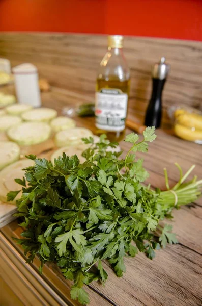 Bunch Parsley Cooking Ingredients — Stock Photo, Image