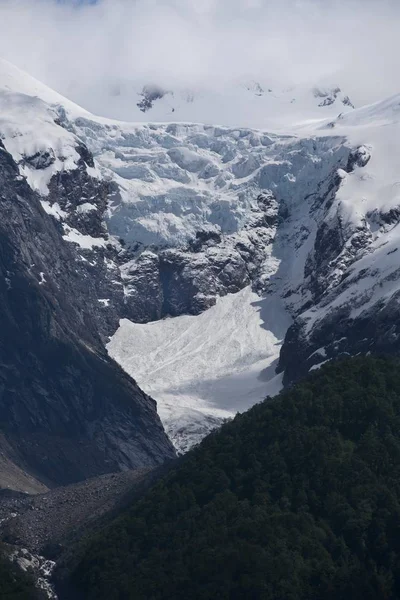 Torrecillas Glacier Los Alerces National Park Patagonia Argentina South America — Stock Photo, Image