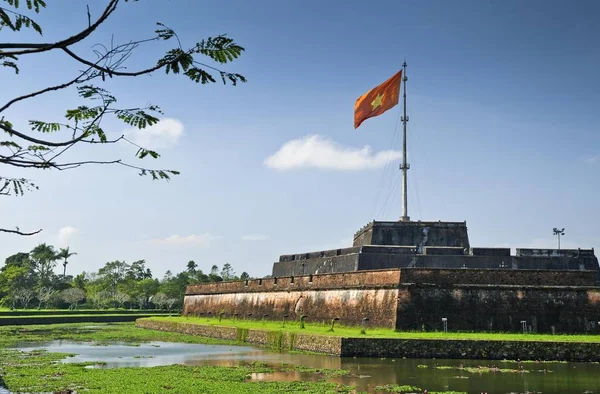 Hue Citadel, flag tower, Hue, North Vietnam, Vietnam, Southeast Asia, Asia