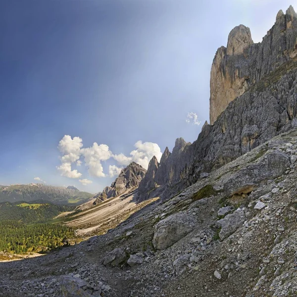 Villnoess Funes 밸리가이 Odle Dolomites 이탈리아 유럽으로 — 스톡 사진