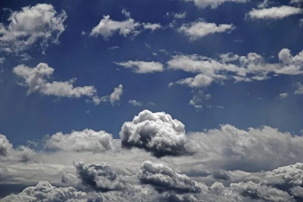Вид Облачное Небо — стоковое фото