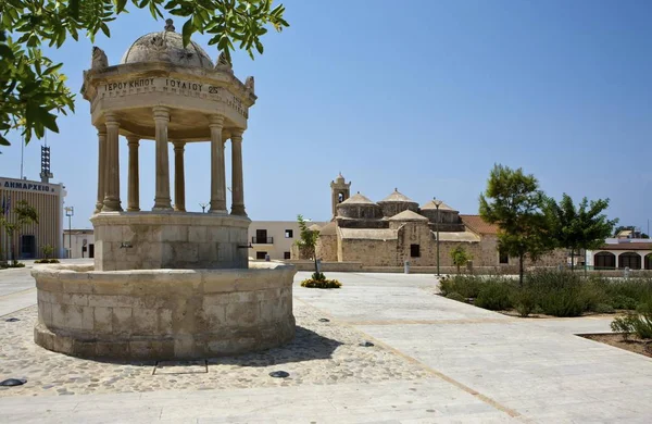 Agia Paraskevi Templomot Hívott Ayia Paraskevi Templomot Yeroskipou Unesco Világörökség — Stock Fotó
