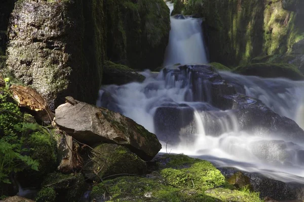 Водоспад Європі Баден Вюртемберг Німеччина Menzenschwand Чорний Ліс — стокове фото