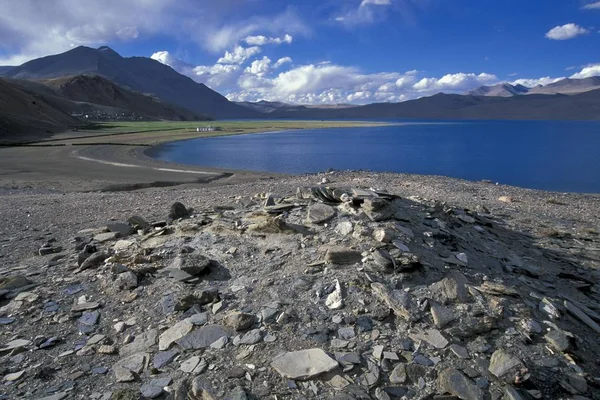 Korzok Karzok Kurzok Tso Moriri Ladakh Himalaya Indio Changthang Jammu —  Fotos de Stock