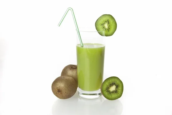 Yogurt Fruta Kiwi Batido Kiwi Vaso Kiwi Fruta — Foto de Stock