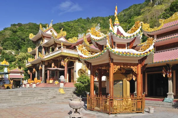 Tempel Berg Vulkaan Nui Den Tay Ninh Vietnam Asia — Stockfoto