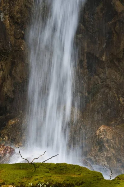 Cascada Parque Nacional Los Lagos Plitvice Croacia Europa — Foto de Stock