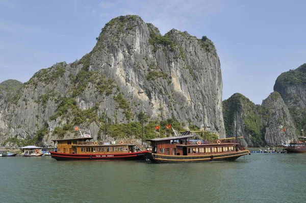 Jonken Halong Bay Vietnam Zuidoost Azië Azië — Stockfoto