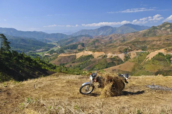Vista Del Valle Mai Chau Vietnam Asia — Foto de Stock
