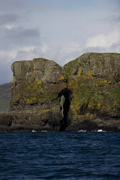 Hébridas Internas Rocha Frente Ilha Mull Escócia Reino Unido Europa — Fotografia de Stock