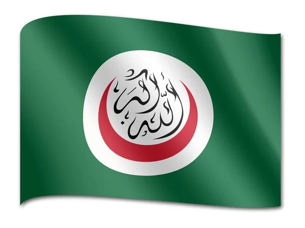 Iszlám Konferencia Szervezete zászlaja — Stock Fotó