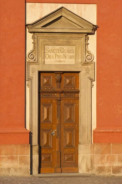 George Basiliek Prague Tsjechië Europa — Stockfoto
