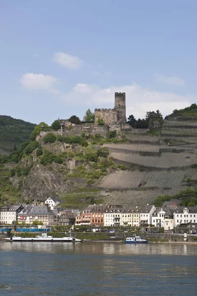 Castelo Burg Gutenfels Kaub Renânia Palatinado Alemanha Europa — Fotografia de Stock