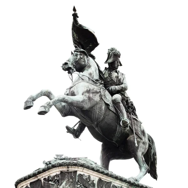 Jezdecká Socha Arcivévody Karla Heldenplatz Náměstí Vídeň Rakousko Evropa — Stock fotografie