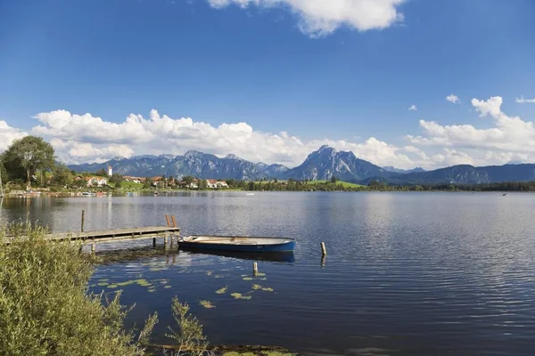 Hopfen Hopfensee Lake Upper Bavaria Bavaria Germany Europe — Stock Photo, Image